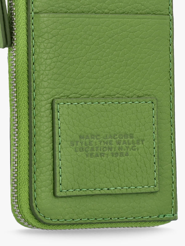 The Leather Top Zip Kiwi Multi Wallet