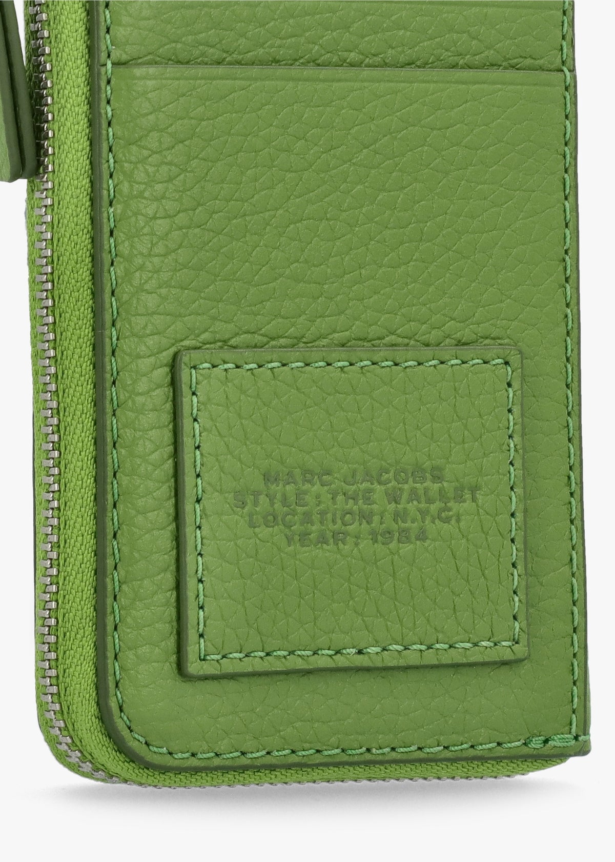 The Leather Top Zip Kiwi Multi Wallet