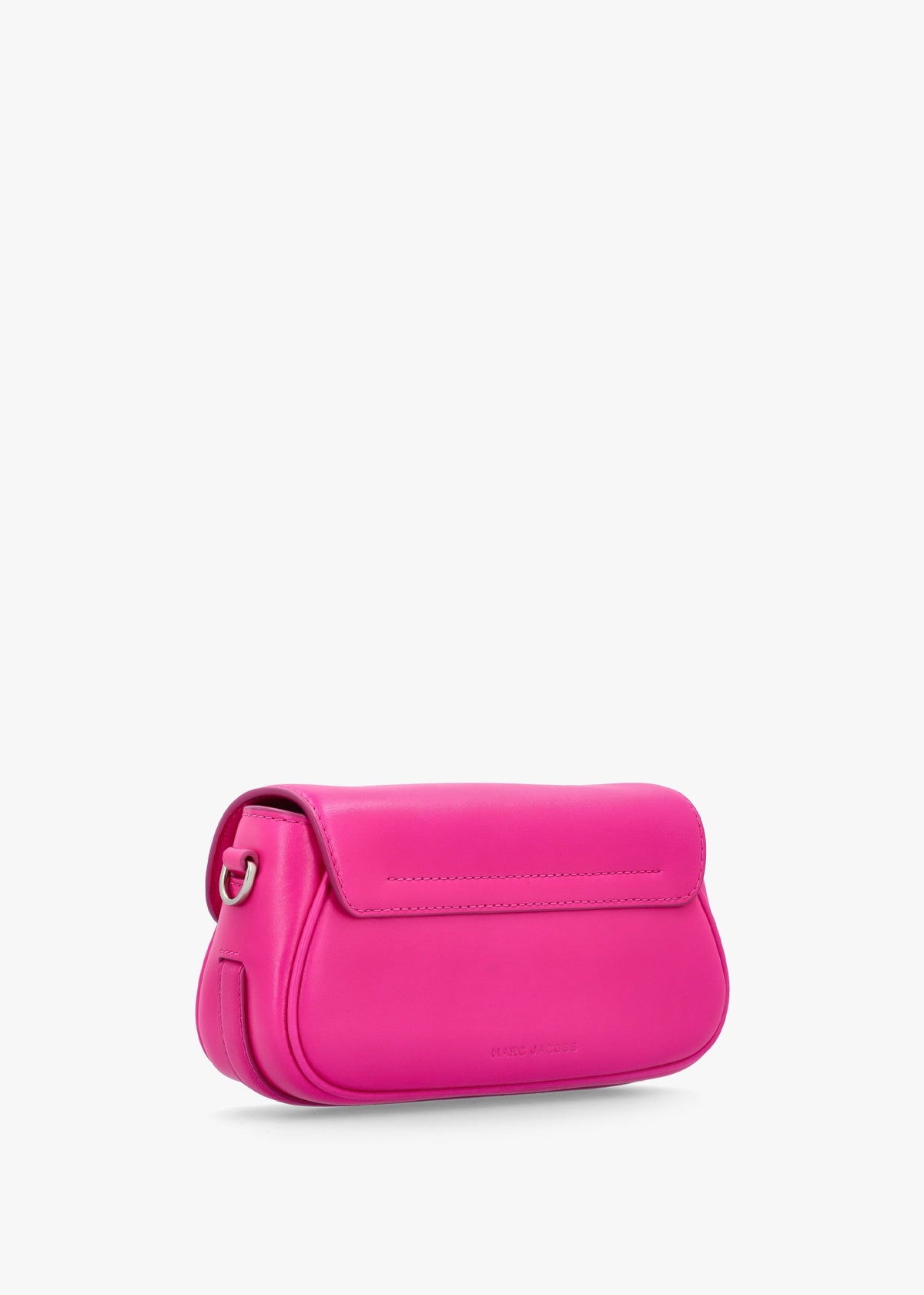 The Clover Hot Pink Leather Shoulder Bag