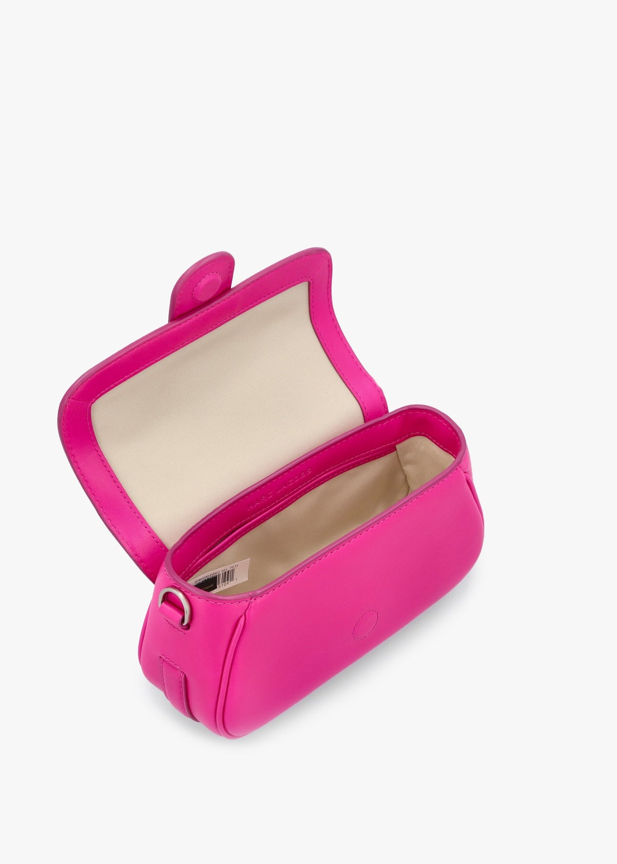 The Clover Hot Pink Leather Shoulder Bag