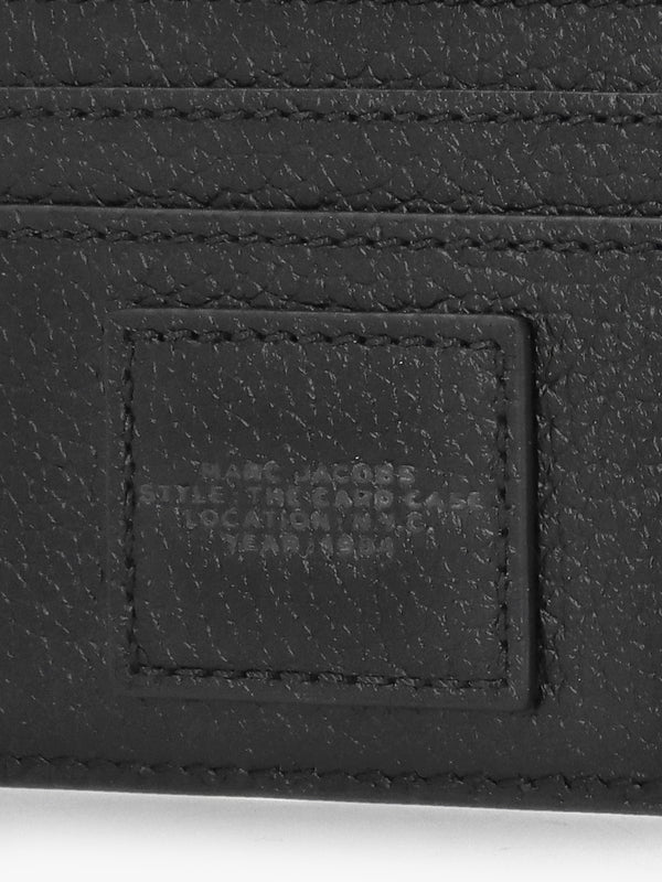 The Leather Black Card Case