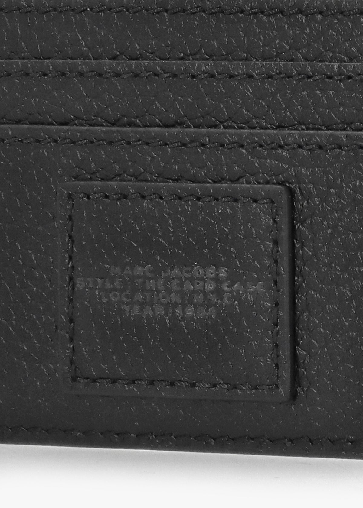 The Leather Black Card Case
