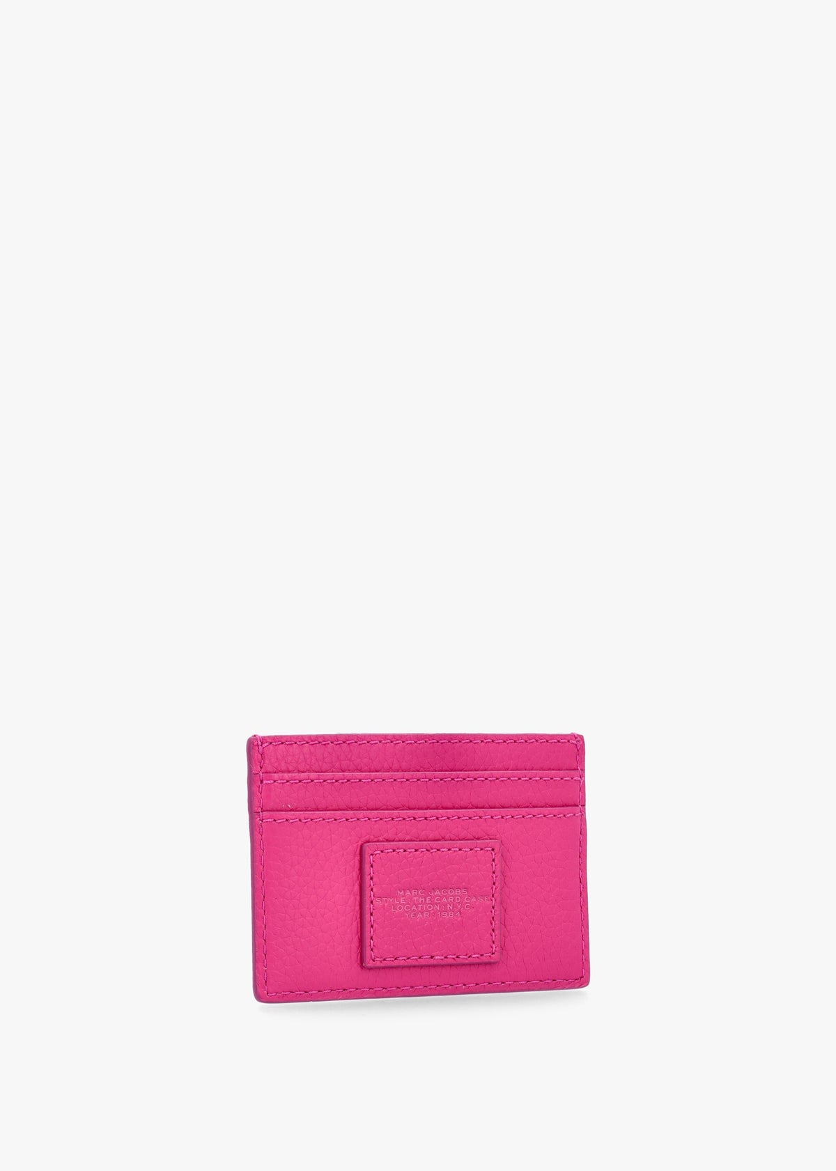 The Leather Hot Pink Card Case