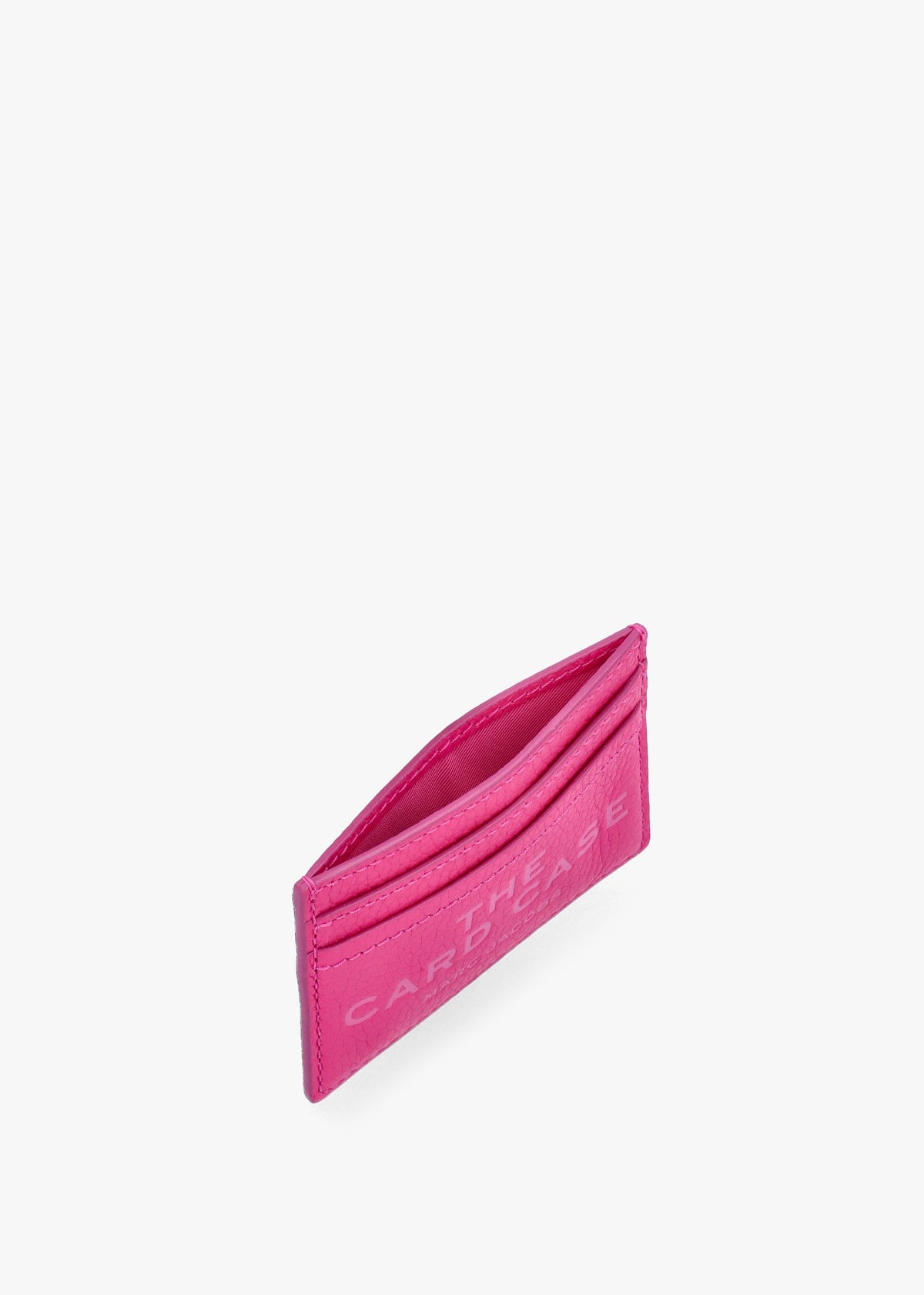 The Leather Hot Pink Card Case