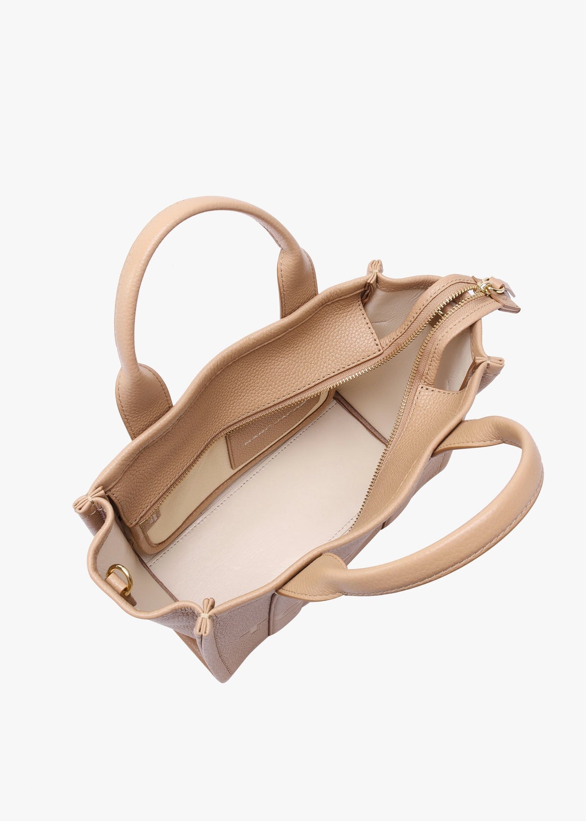 The Leather Small Camel Tote Bag