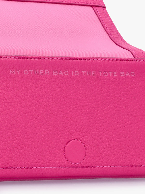The Leather Mini Hot Pink Cross-Body Bag