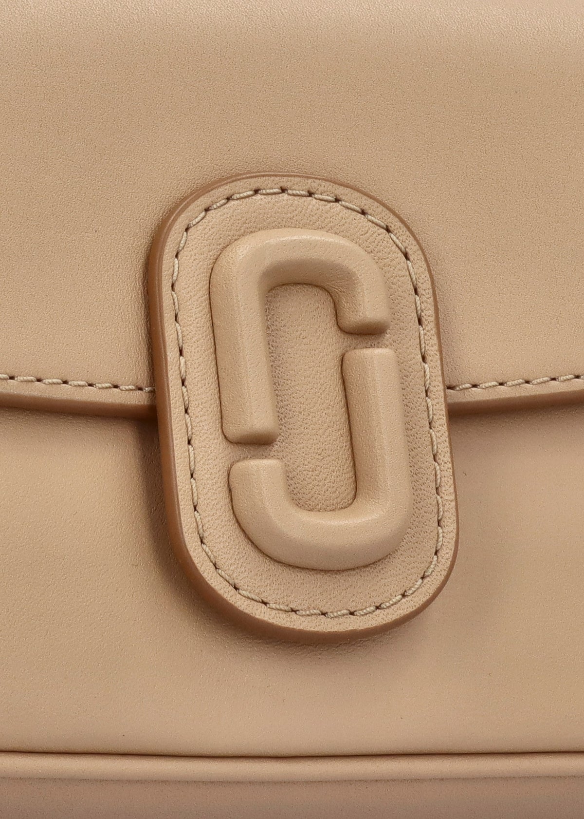 The Clover Camel Leather Shoulder Bag