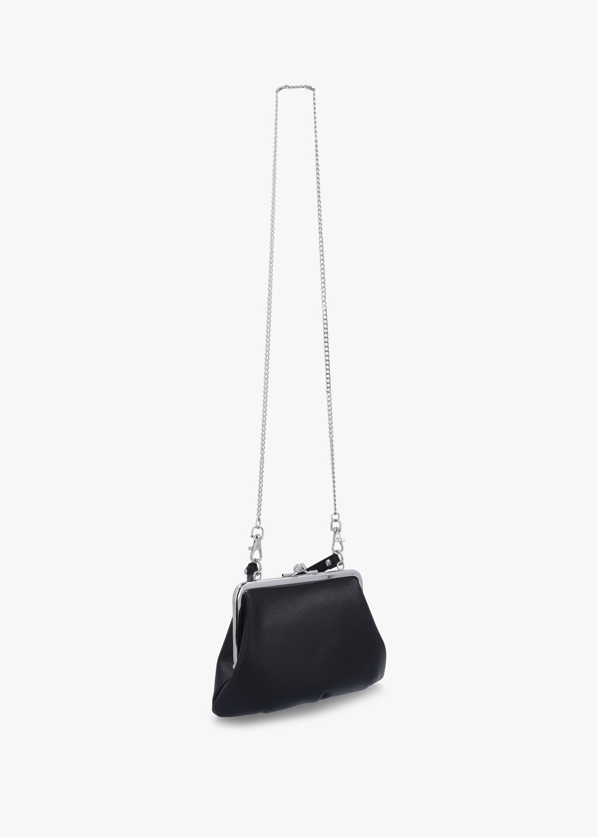 Granny Frame Black Purse