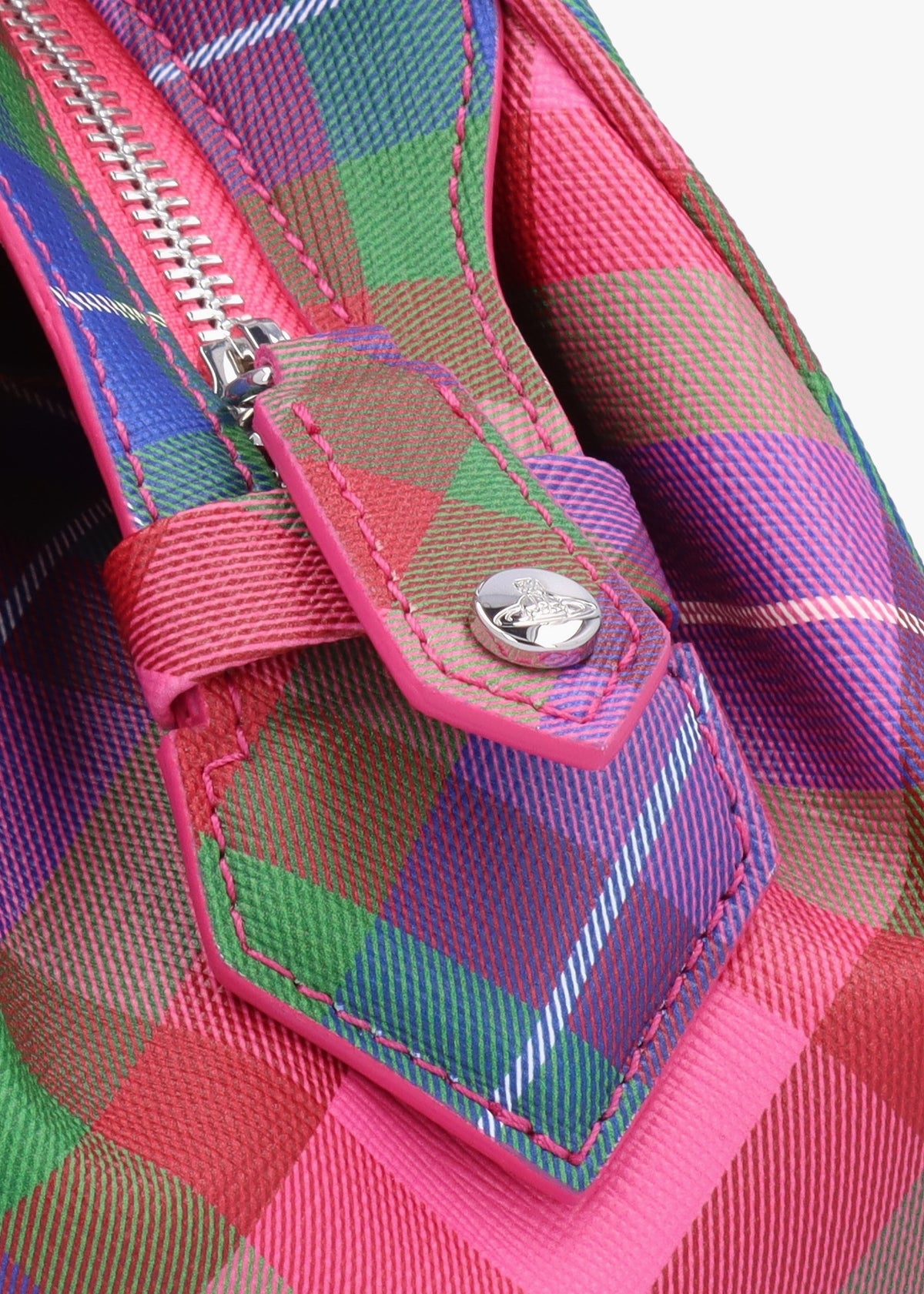 Yasmine Medium Candy Tartan Tote Bag