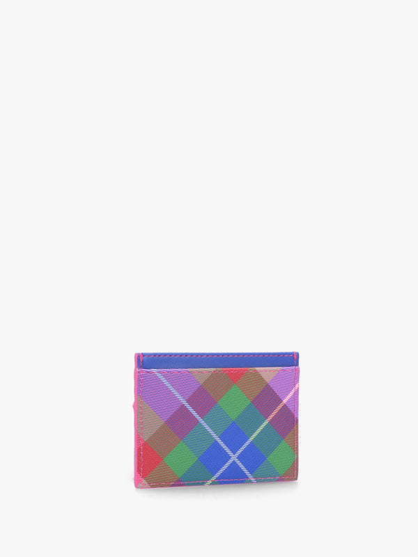 Candy Tartan Flat Card Case