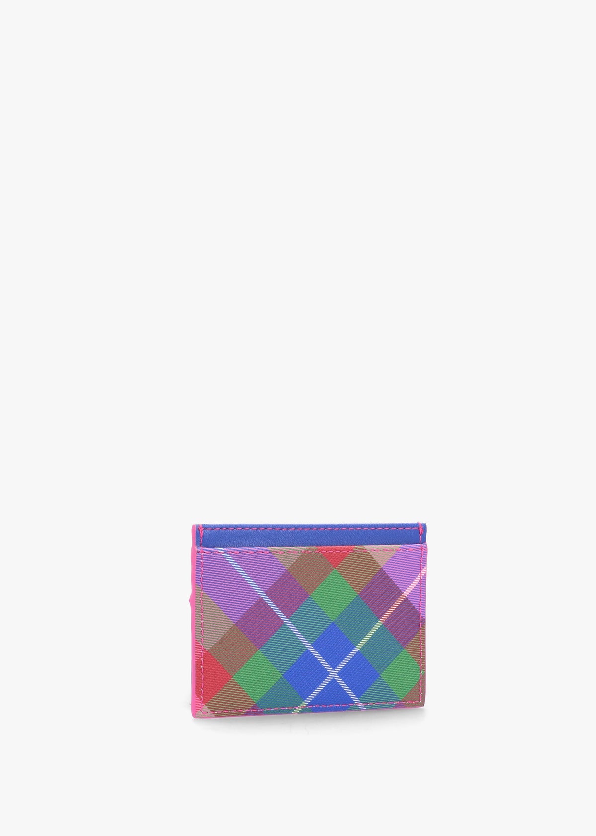 Candy Tartan Flat Card Case
