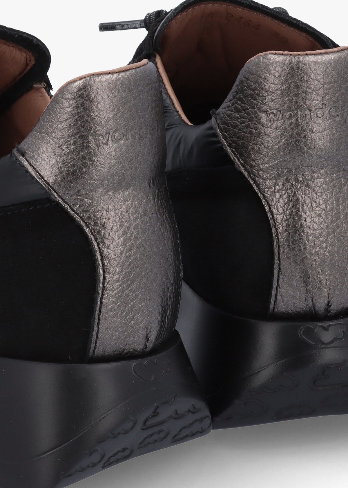 Oslo Black Suede & Nylon Trainers