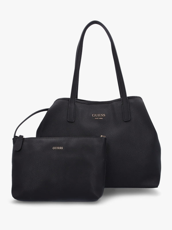 Vikky II Black Tote Bag