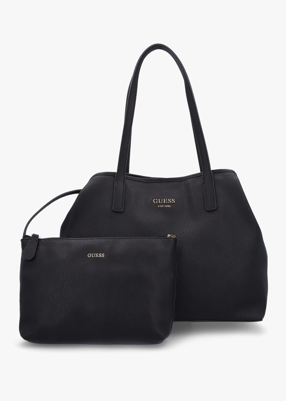 Vikky II Black Tote Bag