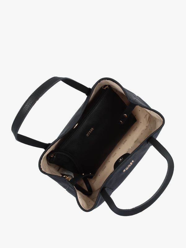 Vikky II Black Tote Bag