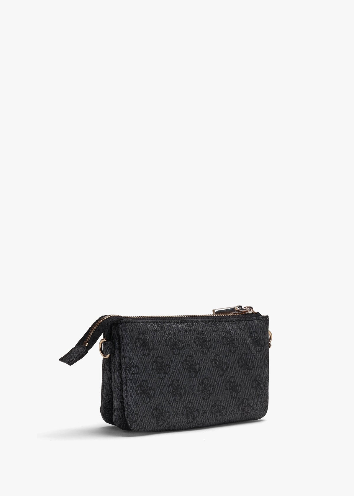 Mini Latona Tri Coal Logo Top Zip Cross-Body Bag