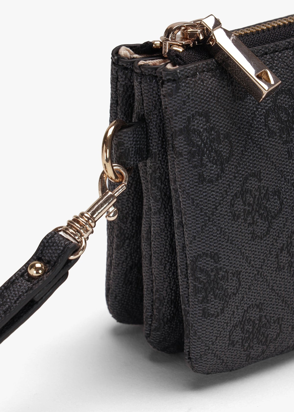 Mini Latona Tri Coal Logo Top Zip Cross-Body Bag