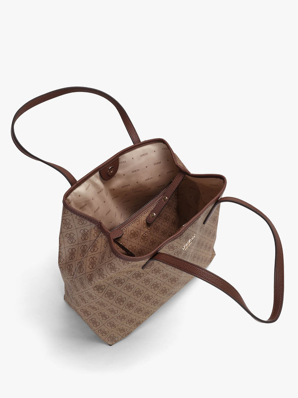 Vikky II Latte Logo Tote Bag