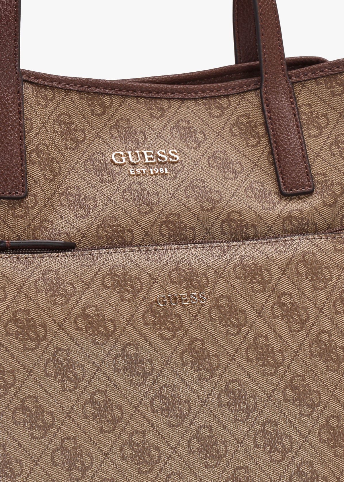 Vikky II Latte Logo Tote Bag
