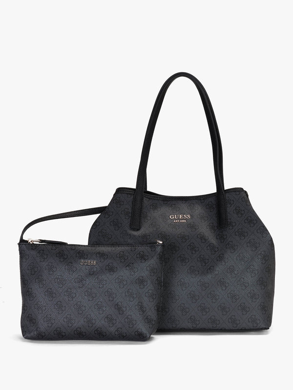 Vikky II Coal Logo Tote Bag