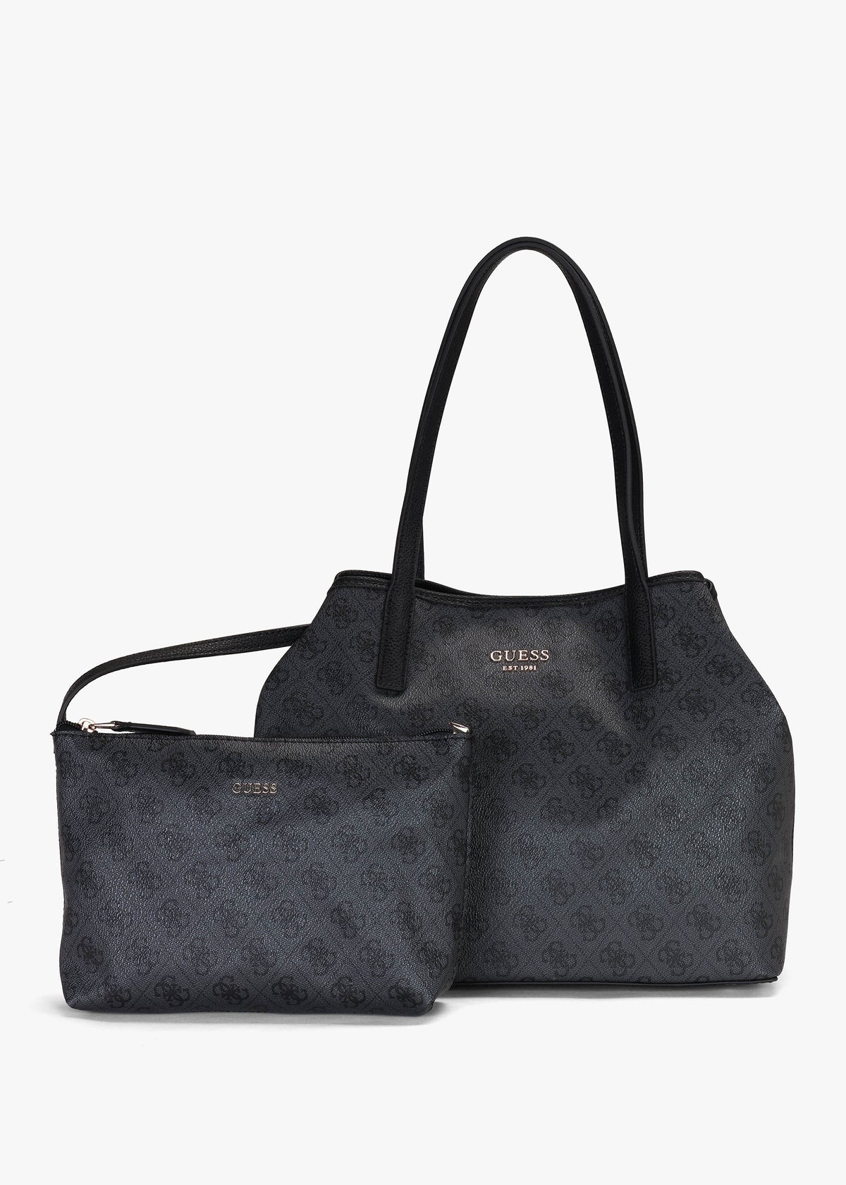 Vikky II Coal Logo Tote Bag