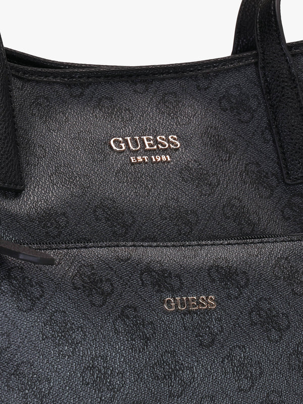 Vikky II Coal Logo Tote Bag