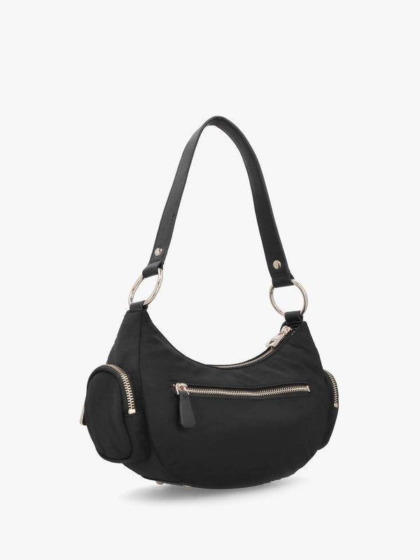 Eco Gemma Black Shoulder Bag