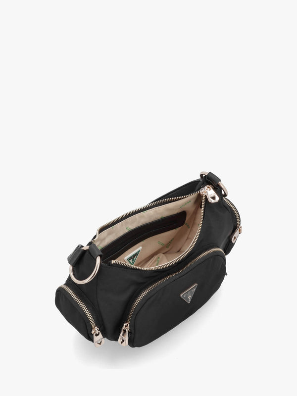 Eco Gemma Black Shoulder Bag