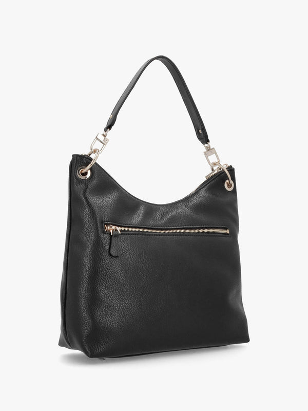 Large Levia Black Hobo Bag