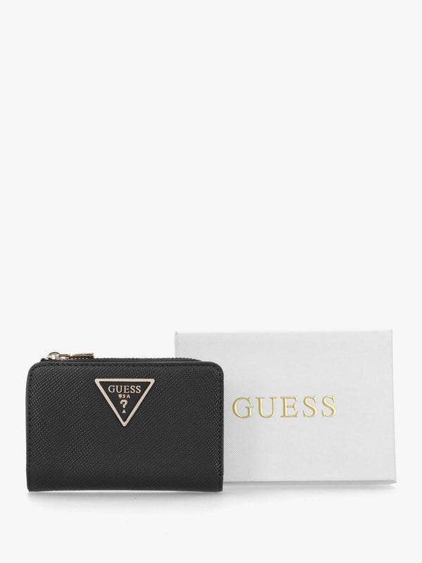 Laurel Black Zip Around Purse