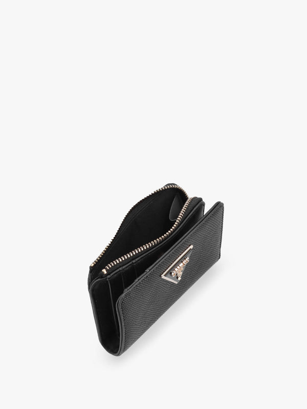 Laurel Black Zip Around Purse