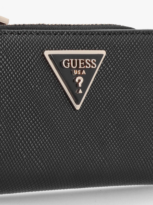 Laurel Black Zip Around Purse