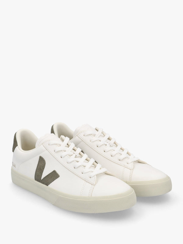 Men's Campo Chromefree Leather Extra White Khaki Trainers