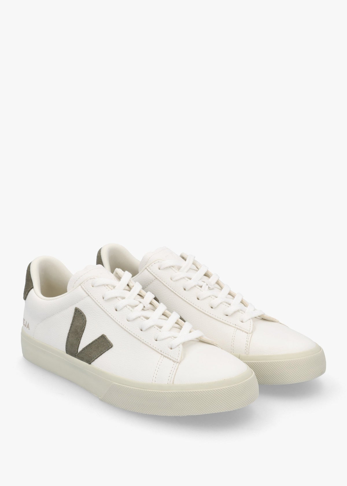 Men's Campo Chromefree Leather Extra White Khaki Trainers
