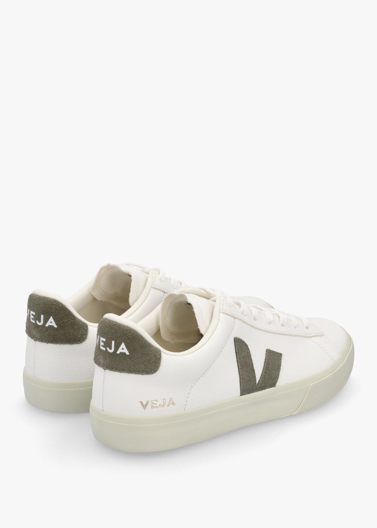 Men's Campo Chromefree Leather Extra White Khaki Trainers