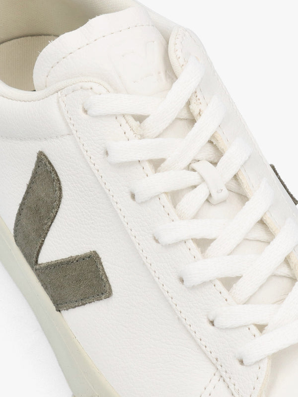 Men's Campo Chromefree Leather Extra White Khaki Trainers