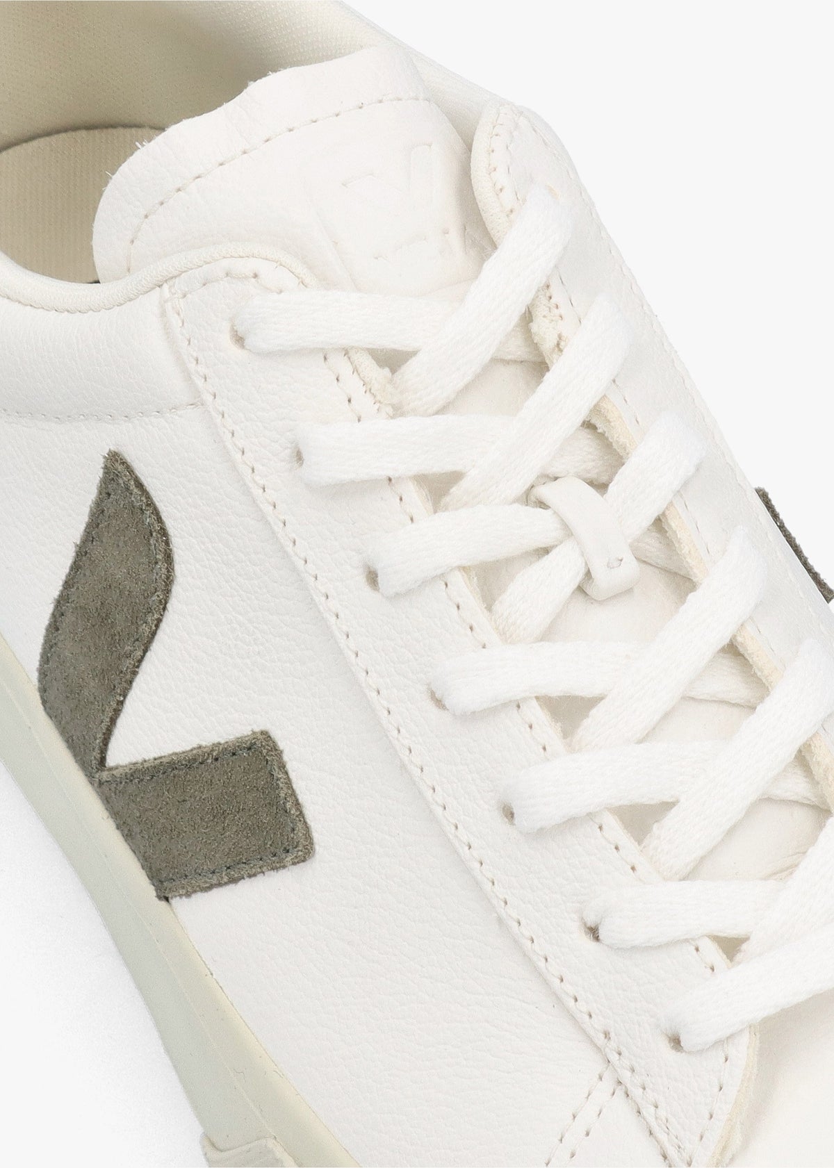 Men's Campo Chromefree Leather Extra White Khaki Trainers
