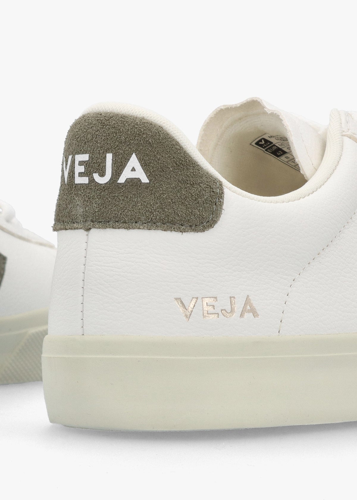 Men's Campo Chromefree Leather Extra White Khaki Trainers