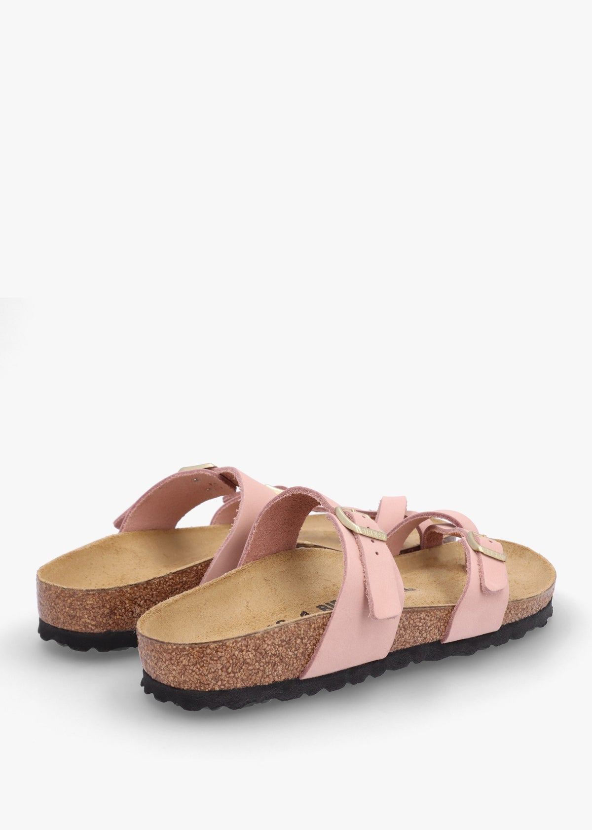 Mayari Soft Pink Nubuck Leather Sandals
