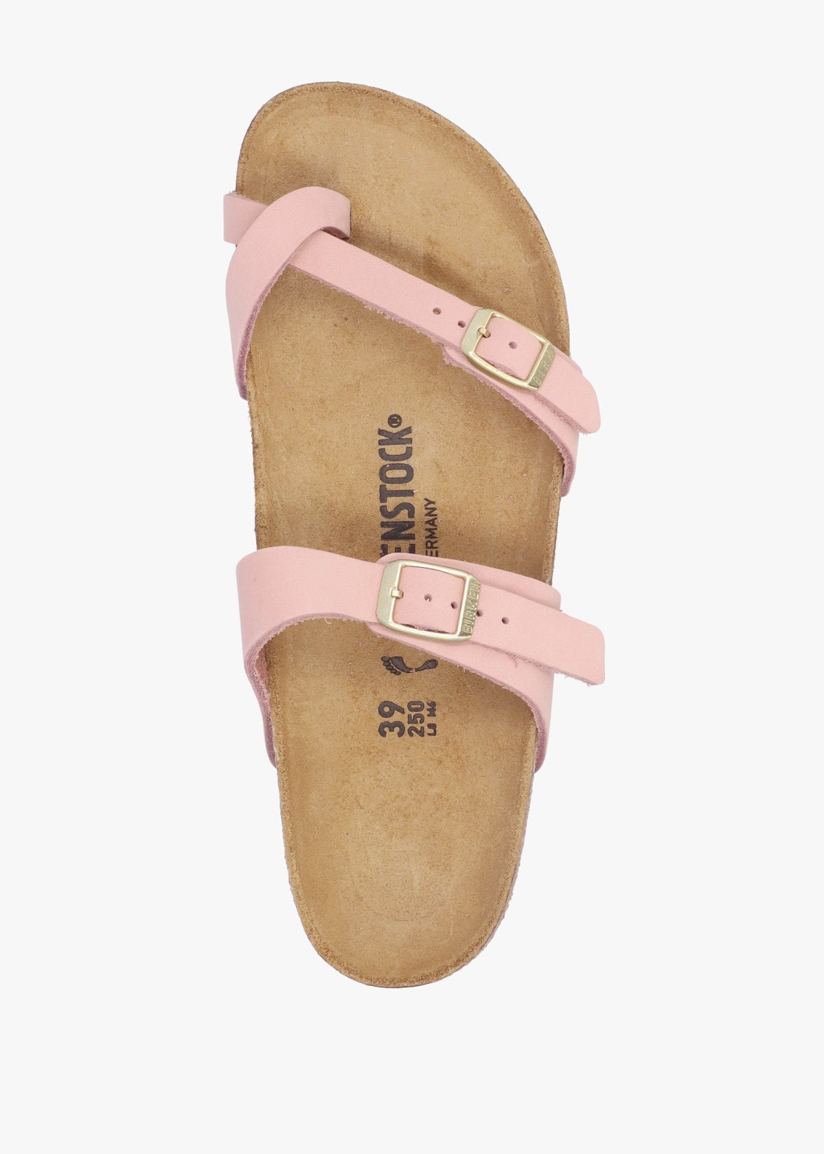 Mayari Soft Pink Nubuck Leather Sandals