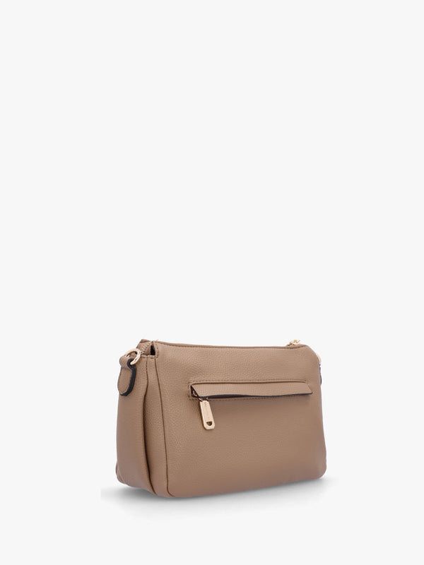 Naif Relove Recycle Taupe Shoulder Bag