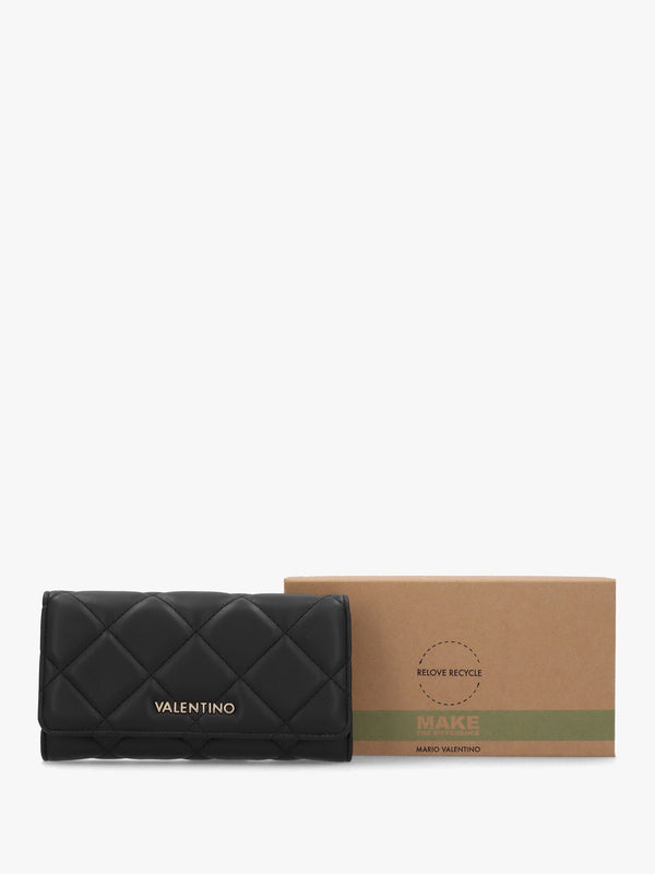 Ocarina Relove Recycle Quilted Nero Wallet