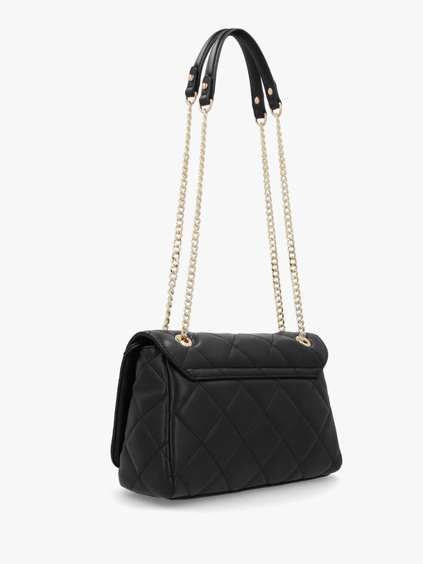 Ocarina Quilted Nero Satchel Bag
