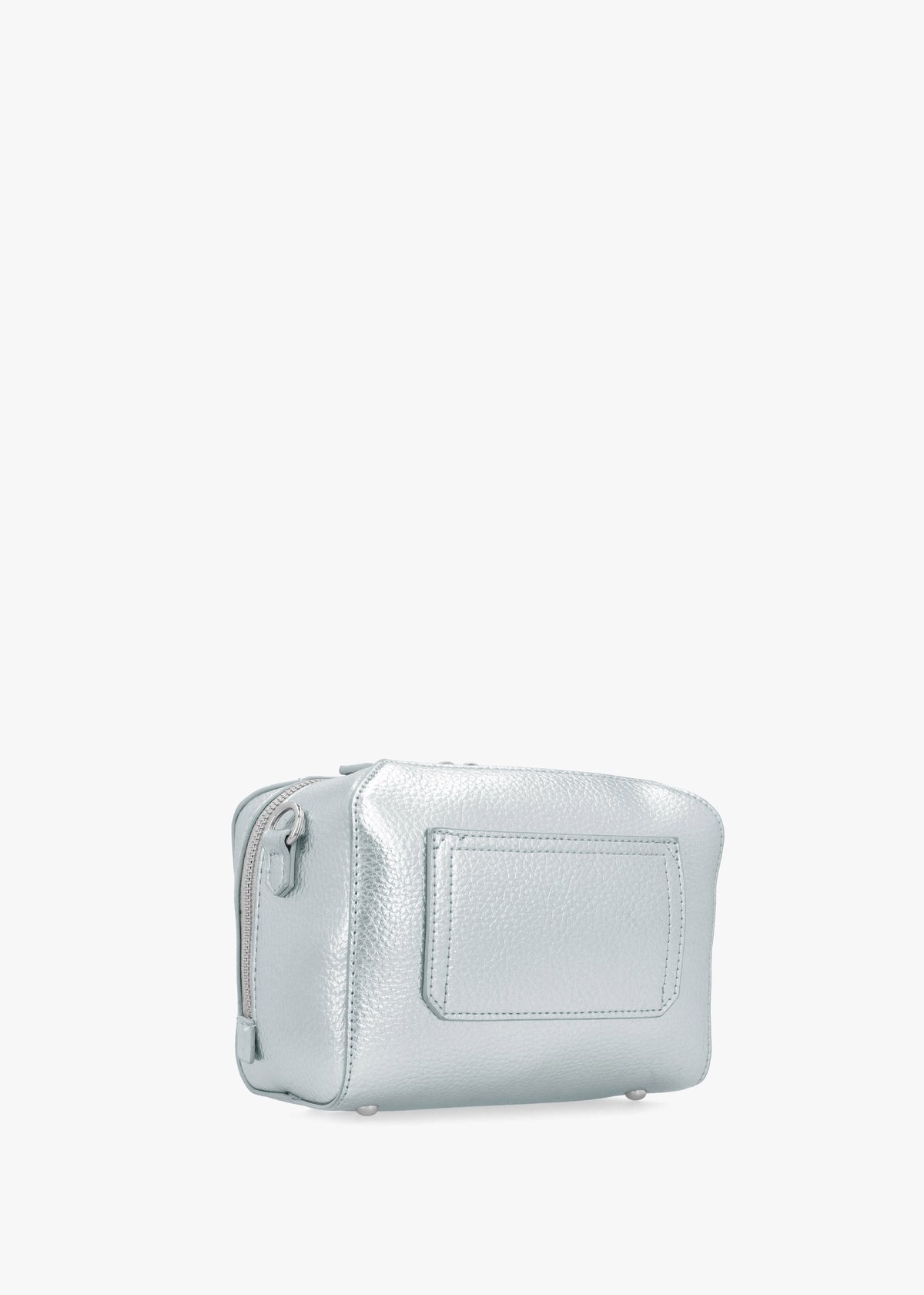 Pattie Haversack Pebbled Avion Metallizzato Cross-Body Bag