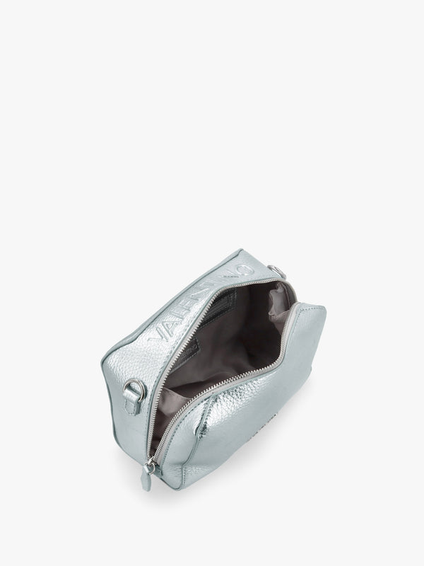 Pattie Haversack Pebbled Avion Metallizzato Cross-Body Bag