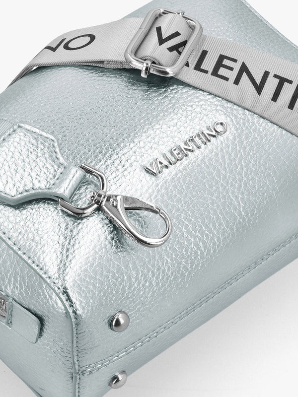 Pattie Haversack Pebbled Avion Metallizzato Cross-Body Bag