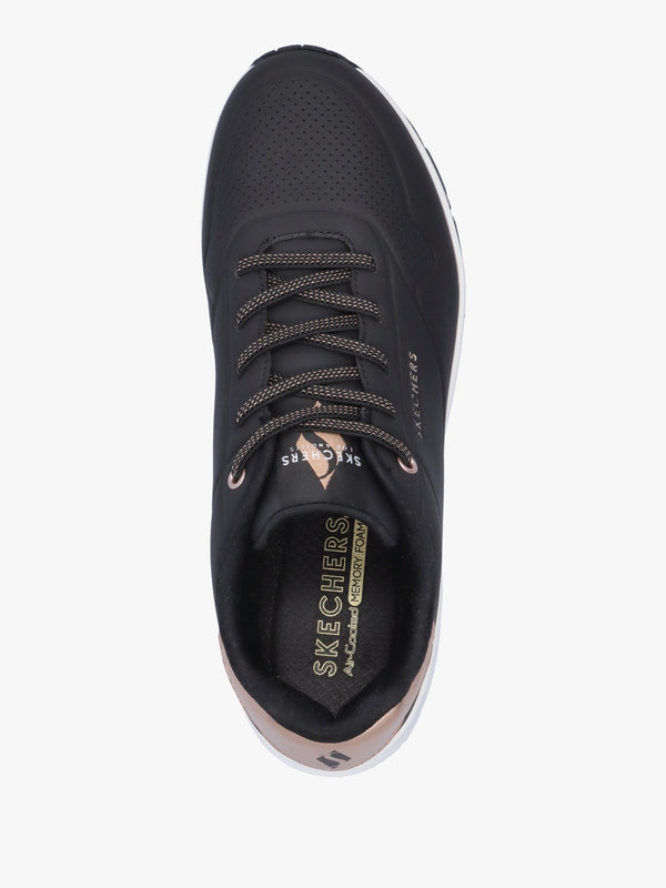 Women’s Uno Shimmer Away Black Trainers