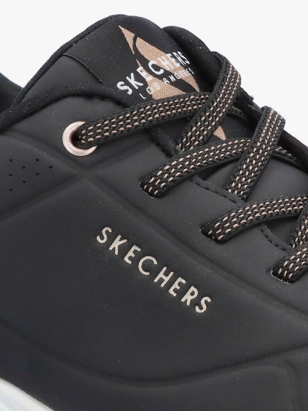 Women’s Uno Shimmer Away Black Trainers