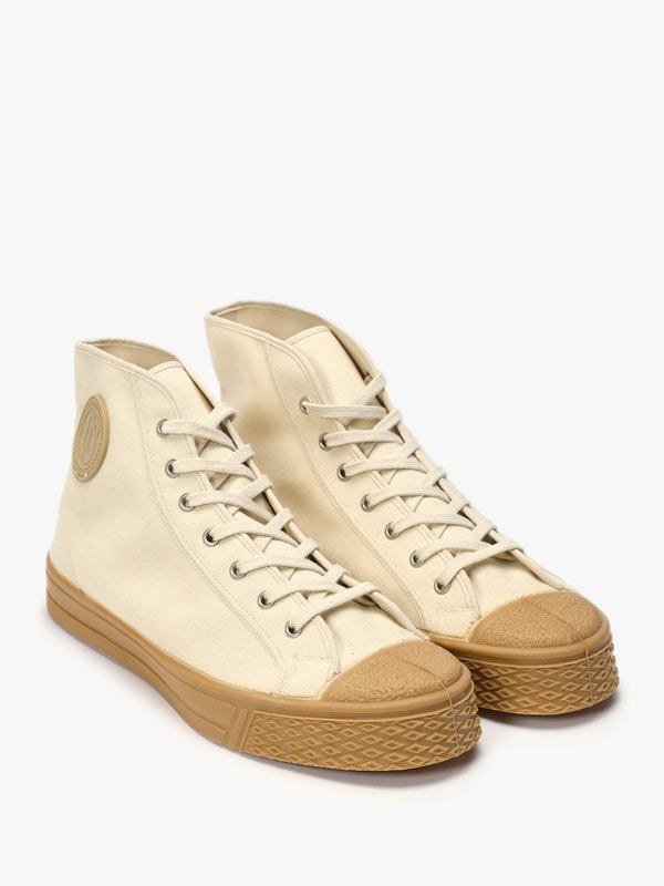 Men’s Military Off White Gum High-Top Trainers