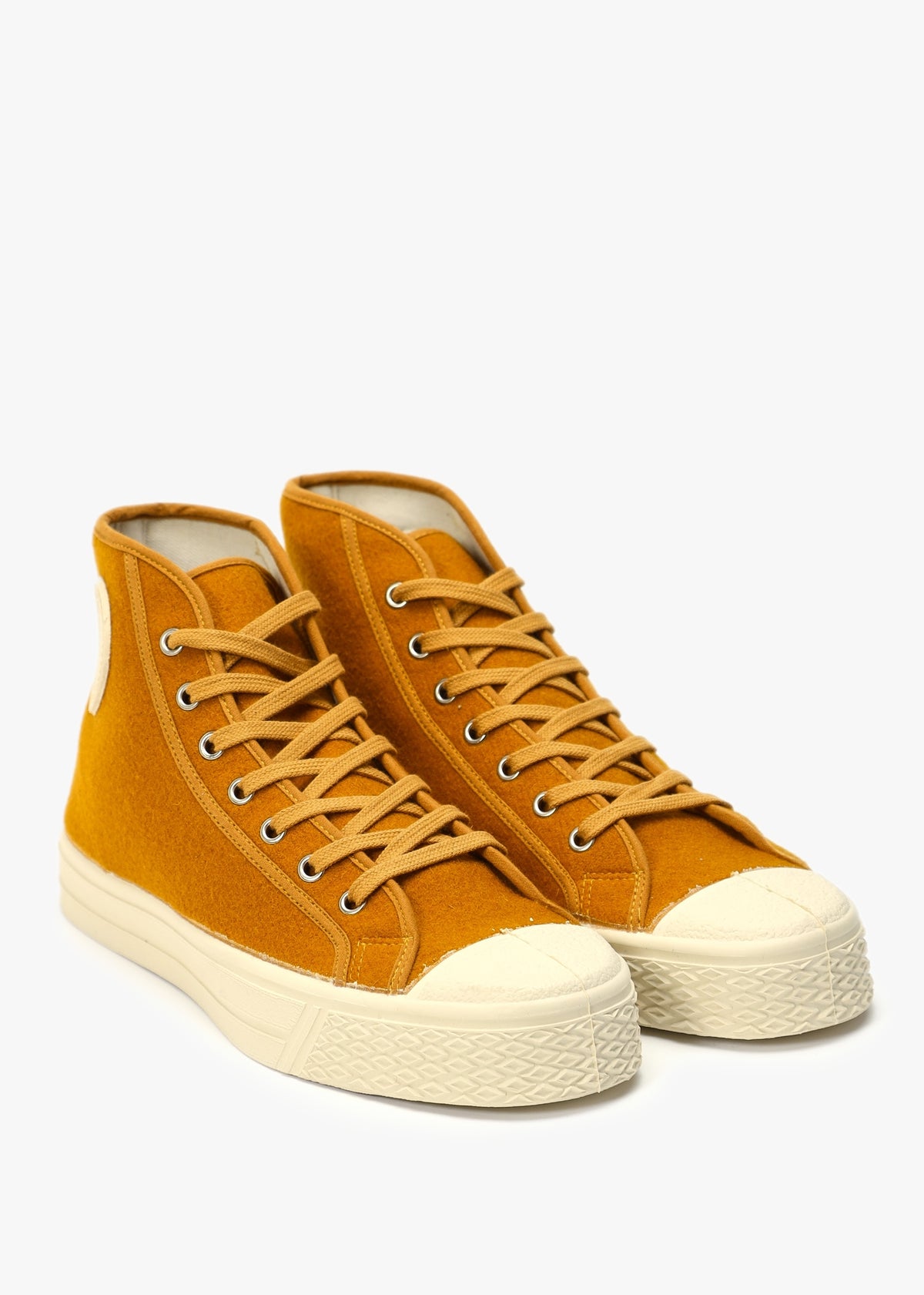 Men’s Military Felt Pumkin High-Top Trainers